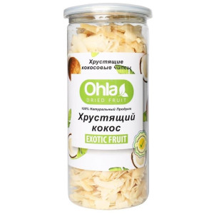 Кокосовые чипсы натуральные "Ohla" 300гр