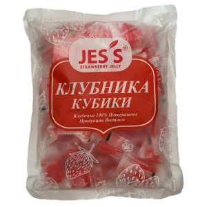 Клубника кубики (конфетка) Вьетнам "JESS" 500гр