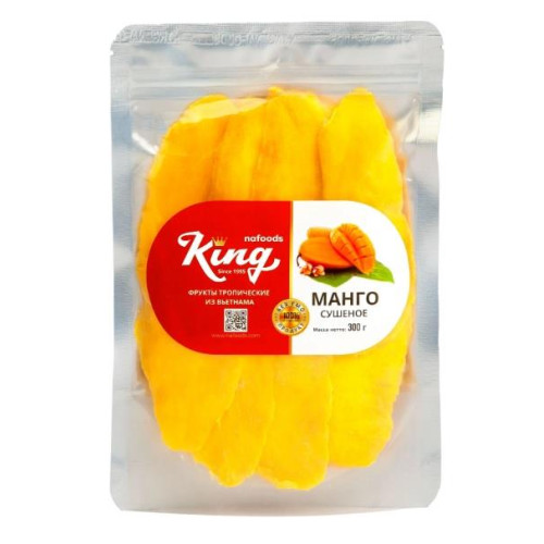 Манго 300гр сушеный натуральный "King"