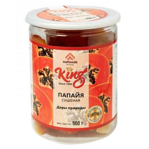 Папайя сушеная натуральная "King" 500гр